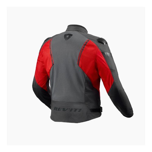 Revit Jacke Control Air H2O, Grau-Rot, 3XL
