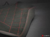 Luimoto Seat cover `Diamond Edition` black-red - MV Agusta