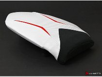 Luimoto Pillion seat cover `Veloce` white - MV Agusta 1000