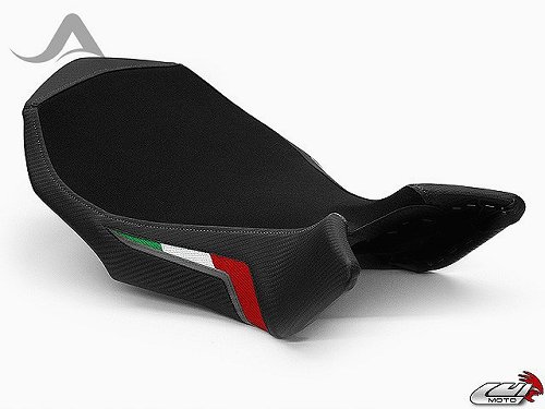 Luimoto Seat cover `Team Italia` black-red - MV Agusta 990,