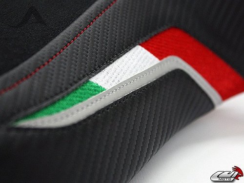 Luimoto Seat cover `Team Italia` black-red - MV Agusta 750,