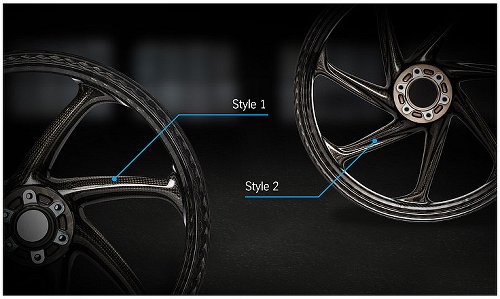 thyssenkrupp Carbon wheel rim kit glossy style 1 EU-ABE -