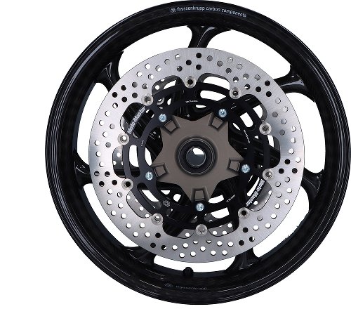 thyssenkrupp Carbon wheel rim kit glossy style 1, DOT E &