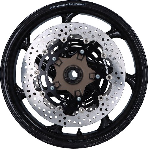 thyssenkrupp Carbon wheel rim kit glossy style 1, DOT E &