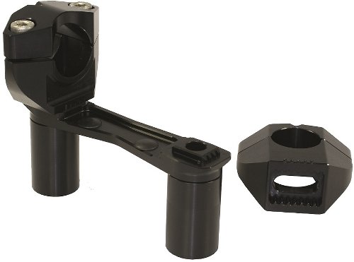 Gilles Handlebar riser kit, adjustable, black - Ducati 950,