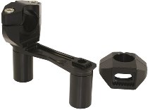 Gilles Handlebar riser kit, adjustable, black - Ducati 950,