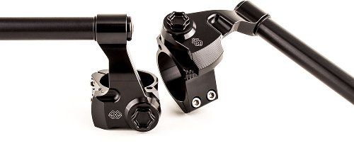 Gilles Clip on handlebar kit VarioBar2, adjustable, black -