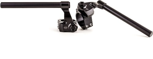 Gilles Clip on handlebar kit VarioBar2, adjustable, black -