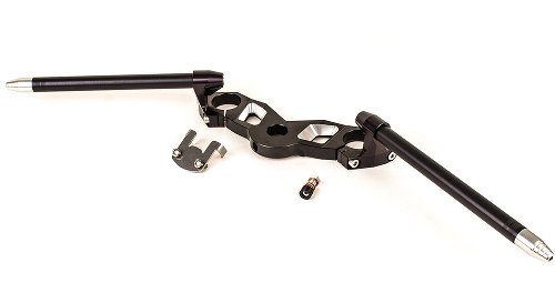 Gilles top yoke with handlebar riser black