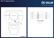 Kit élévateur de guidon Gilles, réglable, noir - Ducati