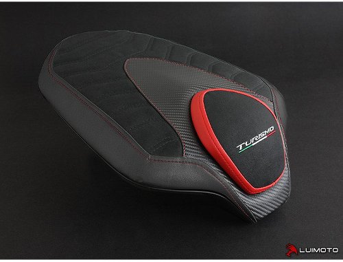 Luimoto Pillion seat cover `Strada` red - MV Agusta 800