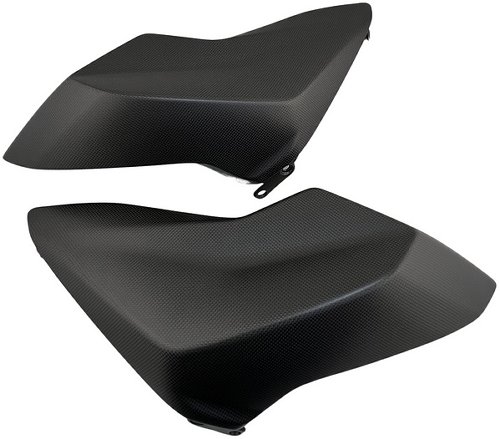 Carbonworld tank side panel, carbon suitable for Ducati