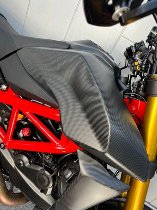 Carbonworld tank side panel, carbon suitable for Ducati