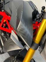Carbonworld tank side panel, carbon suitable for Ducati