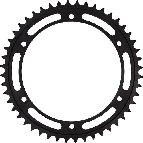 PBR Sprocket wheel ERGAL, black 48/530 - Moto Morini 350