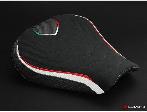 Luimoto Seat cover `Team Italia` white - MV Agusta 675, 800