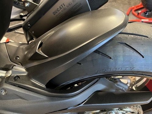 Carbonworld mudguard, rear, new version, carbon suitable for