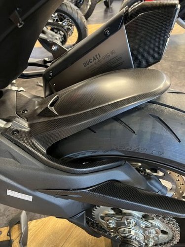 Carbonworld mudguard, rear, new version, carbon suitable for