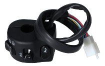 Tommaselli turn signal switch, complete, universal, black, -