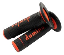 Tommaselli grip rubber set Cross, 118 mm, black / orange