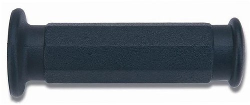 Tommaselli grip set, Piaggio style, octagonal, black