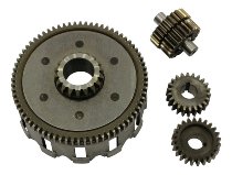 Cagiva Clutch housing with primary gears - 125 Mito, Planet,