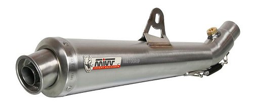 MIVV Silencer kit X-Cone, Stainless steel, with homologation