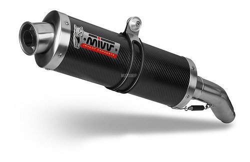 MIVV Silencer Oval, carbon/carbon, with homologation -