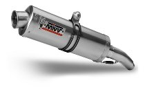 MIVV Silencer Oval, stainless steel, with homologation -