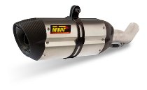 MIVV Silencer Suono, stainless steel/carbon cap, with