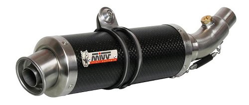 MIVV Silencer GP, carbon/carbon, with homologation - Aprilia