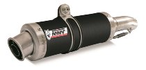 MIVV Silencer GP, stainless steel black, with homologation -