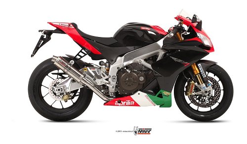 MIVV Auspuff GP, Titan/Titan, mit EG-ABE - Aprilia Tuono V4,