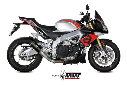 MIVV Auspuff MK3, Carbon/Carbon, ohne EG-ABE - Aprilia 1100