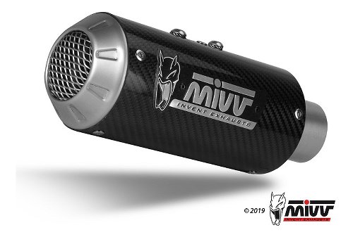 MIVV Silencer MK3, carbon/carbon, with homologation -