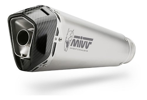 MIVV Silencer Delta Race, stainless steel/carbon cap, with