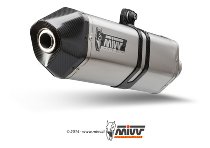 MIVV Silencer Speed Edge, stainless steel/carbon cap, with