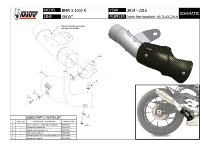 MIVV scudo termico in carbonio, carbonio, - BMW S 1000 R