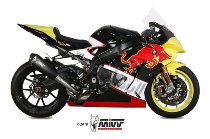 MIVV Scarico Delta Race, acciaio inox nero/coppa carbonio,