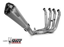 MIVV Silencer complete system Delta Race, titanium/carbon