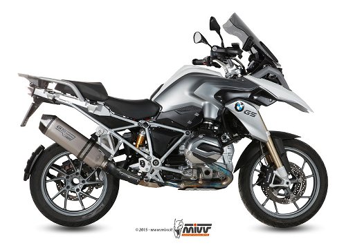 MIVV Silencer Speed Edge, titanium/carbon cap, with