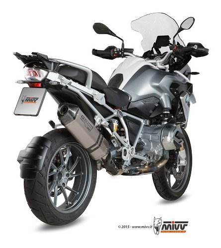 MIVV Silencer Speed Edge, titanium/carbon cap, with