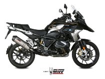 MIVV Auspuff Oval, Titan/Carbon Endkappe, mit EG-ABE - BMW R