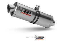 MIVV Auspuffsatz Oval, Edelstahl, mit EG-ABE - Ducati 750