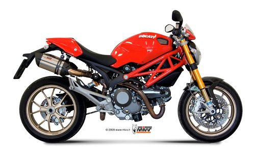 MIVV Auspuffsatz Suono, Titan/Carbon, mit EG-ABE - Ducati