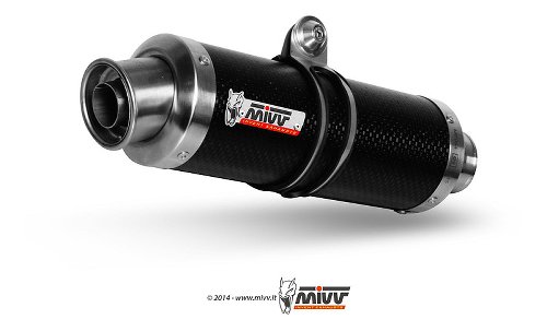 MIVV Silencer GP, carbon/carbon, with homologation - Ducati