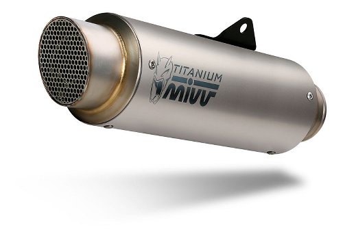 MIVV Silencer GPpro, titanium/titanium, with homologation -