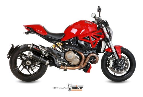 MIVV Auspuffsatz GP, Carbon/Carbon, mit EG-ABE - Ducati 821