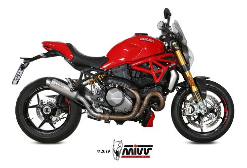 MIVV Auspuff GPpro, Titan/Titan, mit EG-ABE - Ducati 821