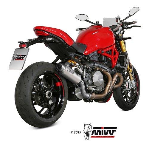 MIVV Auspuff GPpro, Titan/Titan, mit EG-ABE - Ducati 821